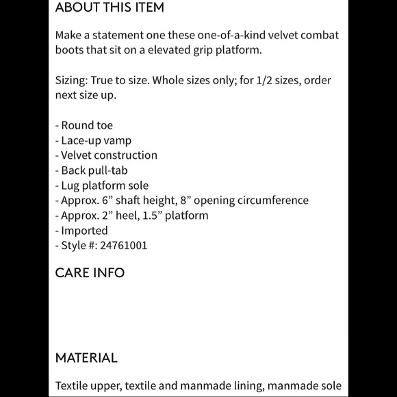 Dr. Martens Jadon Velvet Platform Boot NWOB - Picture 14 of 16